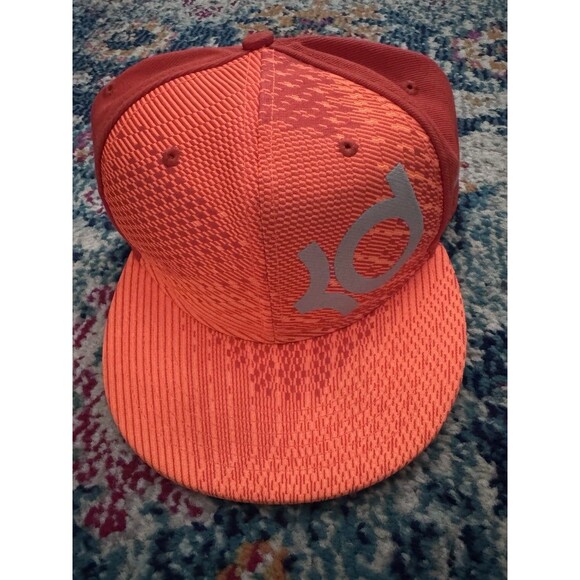 KD Hat Nike True Cap Kevin Durant Logo Orange Snapback Adjustable - Picture 1 of 7